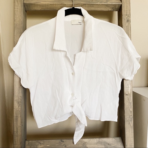 Wilfred Tops - Wilfred Crop top Front Tie